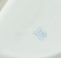 Herendi cukortartó, két különböző darabból, sérült, jelzett, m: 9 cm