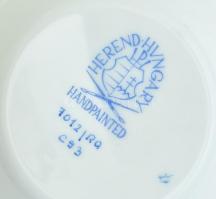 Herendi Rotschild mintás váza. Kézzel festett, jelzett, minimális kopással. m: 19 cm