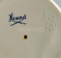 Herendi porcelán puttó, kézzel festett, jelzett, hibátlan, m: 18 cm