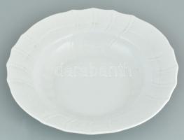 Herendi 2db lapos, 2 db mély, 1 db, süteményes tányér, porcelán , fehér mázas, jelzett, hibátlan,