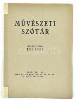 Kun Imre: Művészeti szótár. Bp., 1920. Grill Károly. 64p. Kiadói papírkötésben, jó állapotban