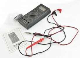 Volt mérő, LCD kijelzővel, Digitalmultimeter Voltcraft GS 6510, német nyelvű használati utasítással.