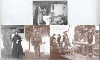 10 db MODERN magyar folklór képeslap a Savaria Múzeum Néprajzi Fotótárából / 10 MODERN Hungarian fol...