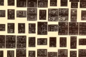 cca 1970 A mikrofilmes adattárolás idejéből 1 db síkfilm, rajta cca 170 oldalnyi információ, szemlél...