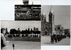 cca 1962 Bojár Sándor (1914-2000) budapesti fotóriporter hagyatékából 5 db pecséttel jelzett vintage...