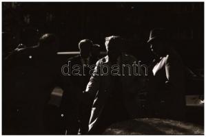 1984 Urbán Lajos közlekedési miniszter látogatása a Metró Vállalatnál, 33 db vintage negatív, 24x36 ...