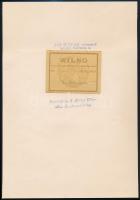 cca 1917 Jan Bulhak litván fotóművész pecsétjével jelzett vintage fotóművészeti alkotás, 11,2x15,1 c...