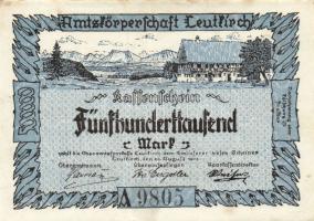 Német Birodalom/Weimari Köztársaság/Leutkirch 1923.8.20. 500.000M "A" T:II