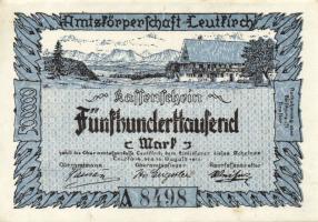 Német Birodalom/Weimari Köztársaság/Leutkirch 1923.8.20. 500.000M "A" T:II
