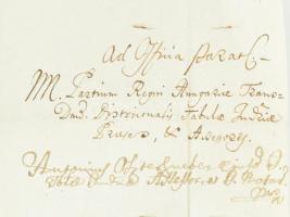 1762 Kőszeg, Oszterhueber Antal dunántúli kerületi táblai táblabíró és jegyző levele Rumi Lázár Vas ...