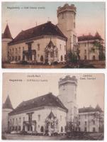 Nagykároly, Carei; - 4 db RÉGI város képeslap / 4 pre-1945 town-view postcards