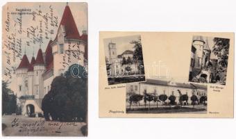Nagykároly, Carei; - 4 db RÉGI város képeslap / 4 pre-1945 town-view postcards