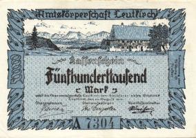 Német Birodalom/Weimari Köztársaság/Leutkirch 1923.8.20. 500.000M "A" T:II