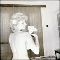 Bitang jó modellek, eltérő helyszíneken, különböző időpontokban készült akt felvételek, Menesdorfer ...