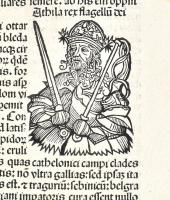 1493 A Hartmann Schedel krónika egy lapja , rajta Kelet-Római császárok: Theodosius, Valentinianus, ...