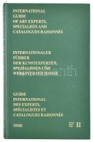 D. M. Klinger - Antje Höttler M. A.: International Guide of Artexperts, Specialists and Catalogues Raisonnés. Volume II. Nürnerberg, 1993., DMK. Angol, német, és francia nyelven. Kiadói aranyozott műbőr-kötés.