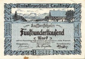 Német Birodalom/Weimari Köztársaság/Leutkirch 1923.8.20. 500.000M "B" T:II