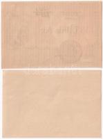 2 db RÉGI magyar bor reklámlap: Bikavér, vörösbor / 2 pre-1945 Hungarian wine advertisement cards (n...