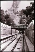 1986 Budapest, a budai sikló átadás előtt és után, 76 db vintage NEGATÍV, 24x36 mm