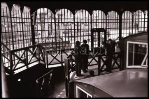 1986 Budapest, a budai sikló átadás előtt és után, 76 db vintage NEGATÍV, 24x36 mm