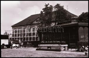 1986 Budapest, a budai sikló átadás előtt és után, 76 db vintage NEGATÍV, 24x36 mm