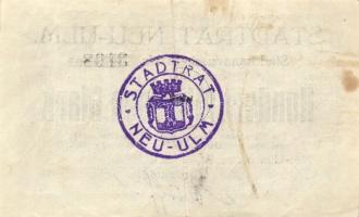 Német Birodalom/Weimari Köztársaság/Neu-Ulm 1923.8.22. 100.000.000M T:II-