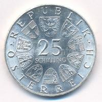 Ausztria 1966. 25Sch Ag "130 éve halt meg Ferdinand Raimund" T:1-,2 ph. 
Austria 1966. 25...