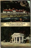 1916 Herkulesfürdő, Baile Herculane; Herkulesbad, Carlsbrunnen / Herkules fürdő, Károly kút / spa, bath, spring source (EK)