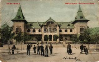 1904 Keszthely, Balaton-parti Hullám szálloda (EB)