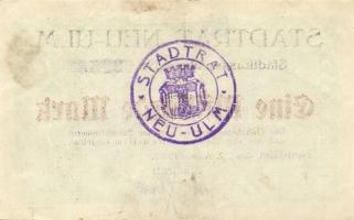 Német Birodalom/Weimari Köztársaság/Neu-Ulm 1923.8.22. 1000.000.000M T:II-