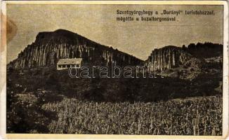 1937 Badacsony, Szent György-hegy a Darányi turistaházzal, mögötte a bazaltorgonával (EM)