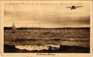 1926 Balaton, hullámzó Balaton, hidroplán (EK)