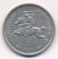 Litvánia 1925. 5L Ag T:1-,2 
ithuania 1925. 5 Litai Ag C:AU,XF 
Krause KM#78
