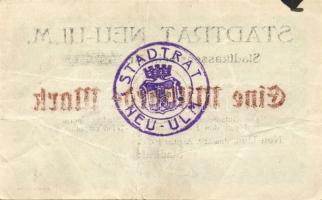 Német Birodalom/Weimari Köztársaság/Neu-Ulm 1923.8.22. 1000.000.000M T:II-