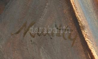 Kmetty jelzéssel: Kompozíció. Akvarell, papír. Lap széle kissé sérült. 53,5x41,5 cm