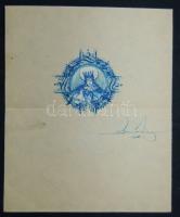 Bozó Gyula (1913-2009): Szüzanya, toll-papír; szignált 13x17 cm