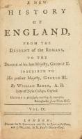 Rider, William: A new history of England, from the descent of the Romans, to the demise of his late ...