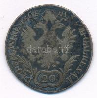 1808B 20kr Ag "I. Ferenc" T:3 patina
Hungary 1808B 20 Kreuzer Ag "Francis I" C:...