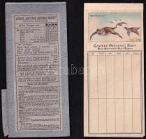 cca 1930 A gyors Culbertson-bemondás a Bridge-Kompass segélyével. Magyar Játékkártyagyár Rt. Kártyaj...