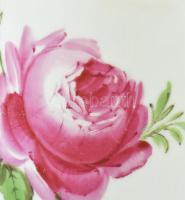 Meissen XVIII. századi kávéscsésze alj nélkül, kézzel festett porcelán, jelzett, hajszálrepedéssel. ...