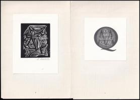 1976 Graphia. Map 1975 1976 Receuil. Antwerpen, 1976, Graphia, 15 t. Kiadói papír mappában