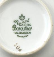 Bavaria 6 személyes mokkás, teás készlet, valamint 6 db süteményes tányér, 6 db lapos tányér, 1 db l...