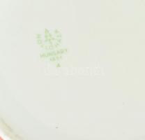 Hollóházi söröskorsó honvéd felirattal, jelzett, kopott. m: 14 cm