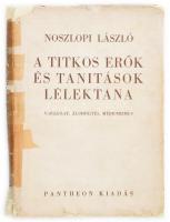Noszlopi László: A szeretet lélektana és bölcselete. Bp.,1944,Pantheon. Kiadói félvászon kötés, szép...