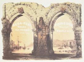 Buda-Pest. Előadva Alt Rudolf által. Bp.,1983, ÁKV. Az 1845. évi kiadás (Pest, Hartleben Konrád Adol...