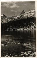 Tátra, Magas-Tátra, Vysoké Tatry; Popradské pleso / Poprádi-tó / lake (ragasztónyom / glue mark)