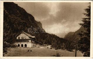 1934 Tátra, Magas-Tátra, Vysoké Tatry; Hotel Kamzík / Zerge szálló, menedékház / chalet, tourist house, hotel (EK)