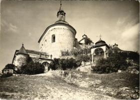 1957 Krasznahorkaváralja, Krásnohorské Podhradie; Vychodná cast hradu s velkou bastou (18. stor.) a prvou hradnou bránou z. r. 1738 / vár, bástya, várkapu / castle gate (EK)