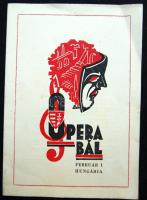 1948 A szegedi Operabál Bozó Gyula által tervezett meghívója