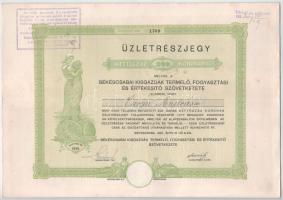Békéscsaba 1922. "Békéscsabai Kisgazdák Termelő, Fogyasztási és Értékesítő Szövetkezete" ü...